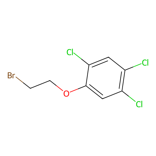 1-(2-Bromoethoxy)-2,4,5-trichlorobenzene structure