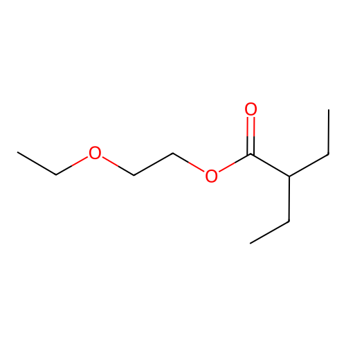 2-Ethoxyethyl 2-ethylbutanoate structure