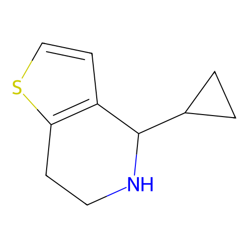 4-cyclopropyl-4H,5H,6H,7H-thieno(3,2-c)pyridine structure