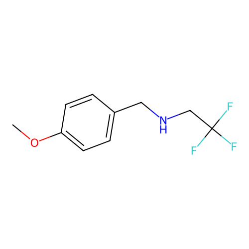[(4-Methoxyphenyl)methyl](2,2,2-trifluoroethyl)amine structure