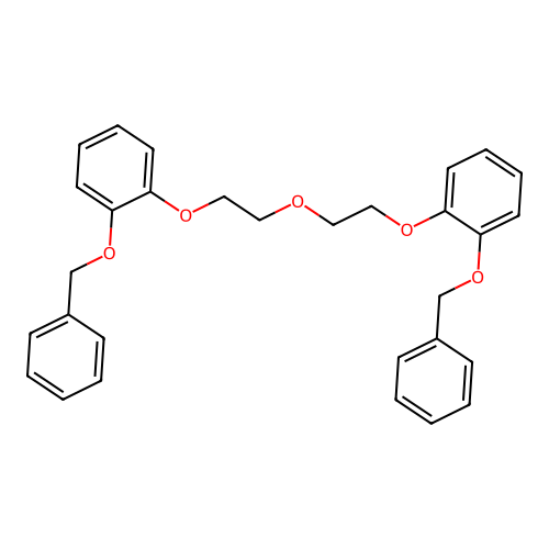 1-(Benzyloxy)-2-(2-{2-[2-(benzyloxy)phenoxy]ethoxy}ethoxy)benzene structure