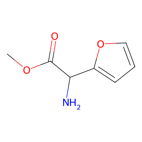 Methyl 2-amino-2-(furan-2-yl)acetate structure