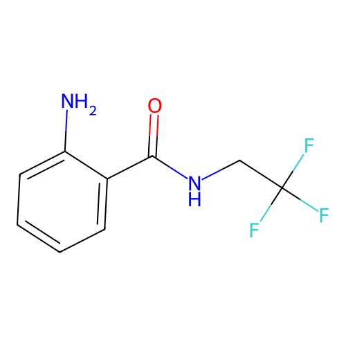 2-amino-N-(2,2,2-trifluoroethyl)benzamide structure