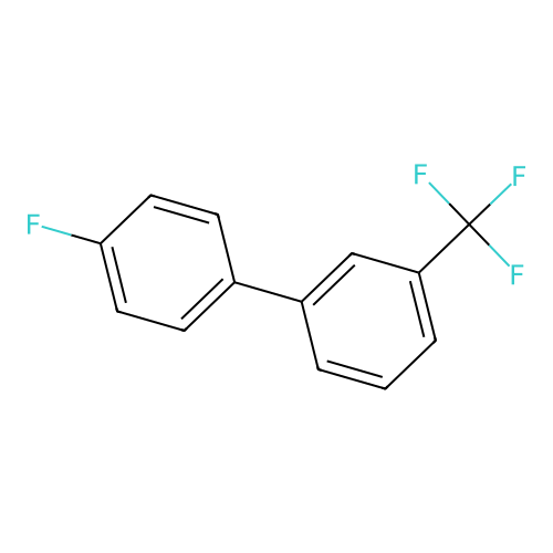 4-Fluoro-3'-trifluoromethylbiphenyl structure
