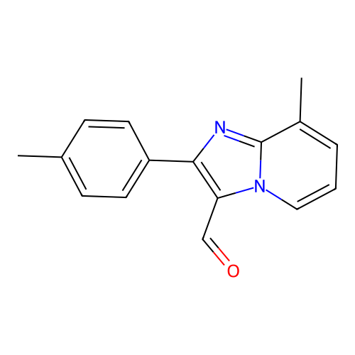 8-Methyl-2-(4-methylphenyl)imidazo[1,2-a]pyridine-3-carbaldehyde structure