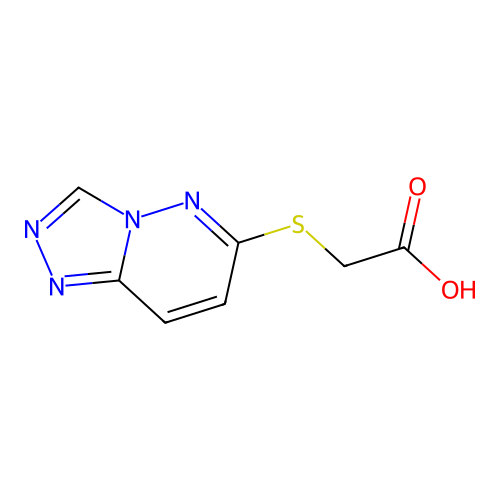 2-([1,2,4]Triazolo[4,3-b]pyridazin-6-ylthio)acetic acid structure