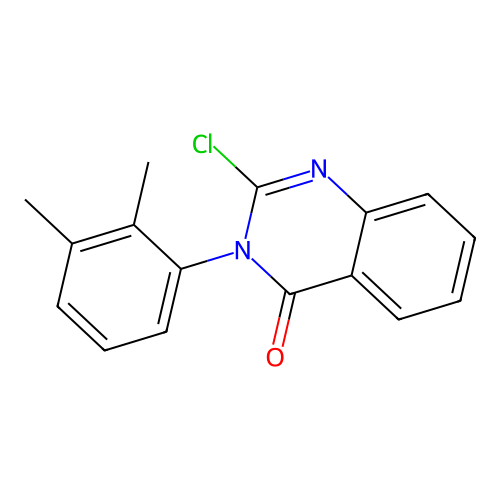 2-Chloro-3-(2,3-dimethylphenyl)-3,4-dihydroquinazolin-4-one structure