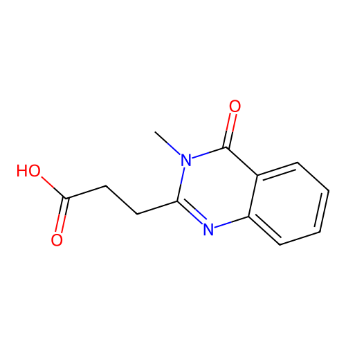 3-(3-Methyl-4-oxo-3,4-dihydroquinazolin-2-yl)propanoic acid structure