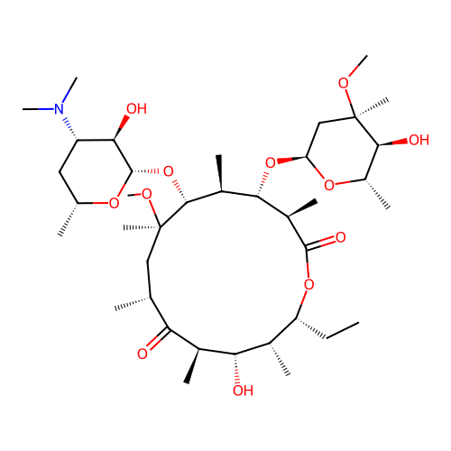 6-O-Methylerythromycin B structure
