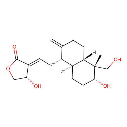 Andrographolide Impurity 5 structure