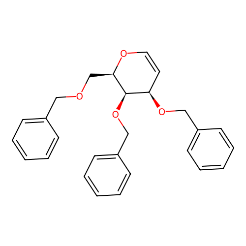Tri-O-benzyl-D-galactal structure