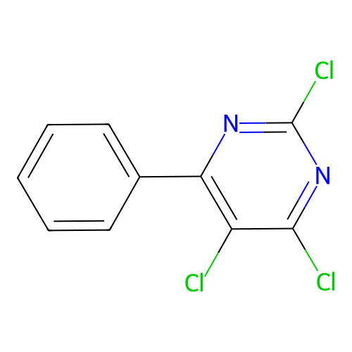 2,4,5-Trichloro-6-phenylpyrimidine structure