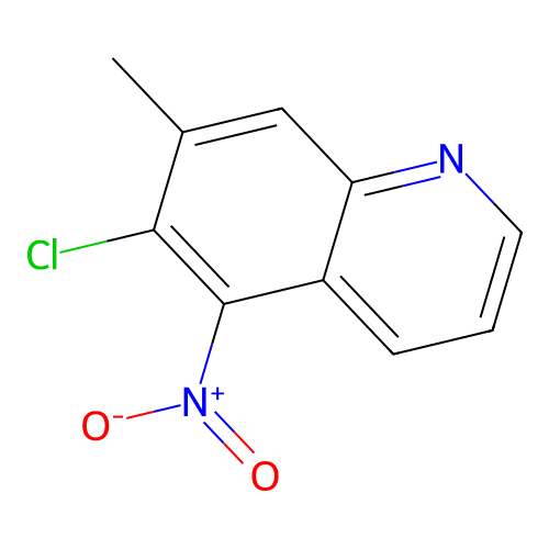 6-Chloro-7-methyl-5-nitroquinoline structure