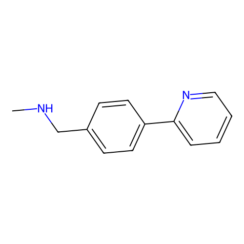 N-Methyl-N-(4-pyridin-2-ylbenzyl)amine structure