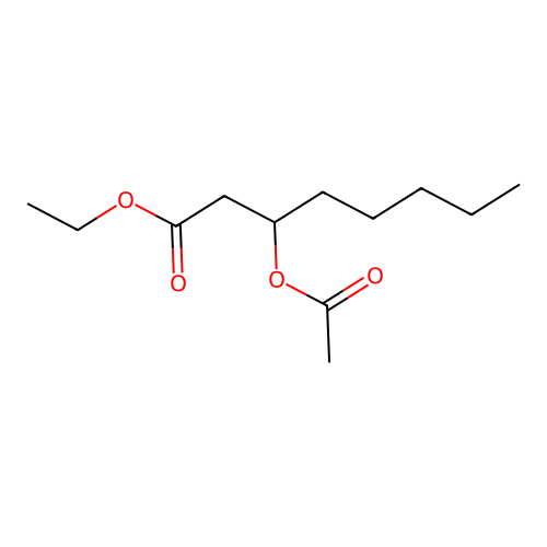 Ethyl 3-(acetyloxy)octanoate structure