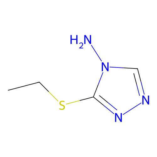 3-(ethylsulfanyl)-4H-1,2,4-triazol-4-amine structure