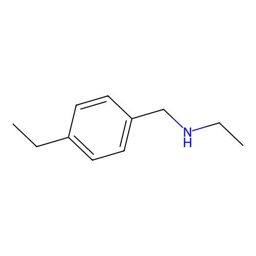 N-(4-ethylbenzyl)ethanamine structure