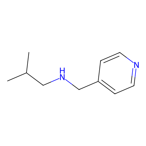 2-methyl-N-(pyridin-4-ylmethyl)propan-1-amine structure