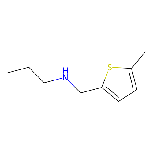 [(5-Methylthiophen-2-yl)methyl](propyl)amine structure