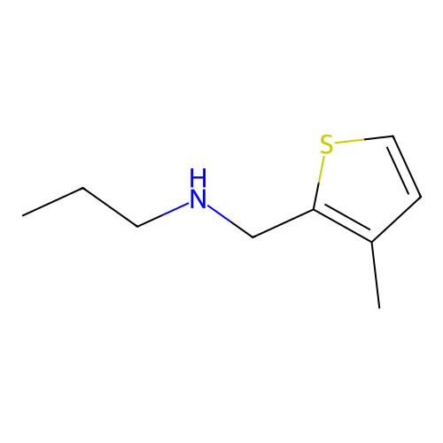 [(3-Methylthiophen-2-yl)methyl](propyl)amine structure