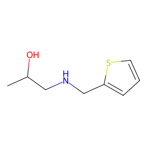 1-{[(Thiophen-2-yl)methyl]amino}propan-2-ol structure