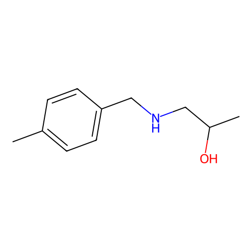 1-[(4-Methylbenzyl)amino]propan-2-ol structure