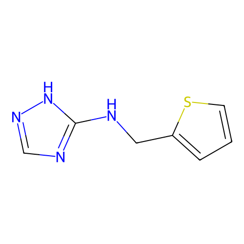 N-(2-Thienylmethyl)-1H-1,2,4-triazol-5-amine structure