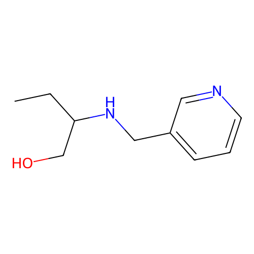 2-[(3-Pyridinylmethyl)amino]-1-butanol structure