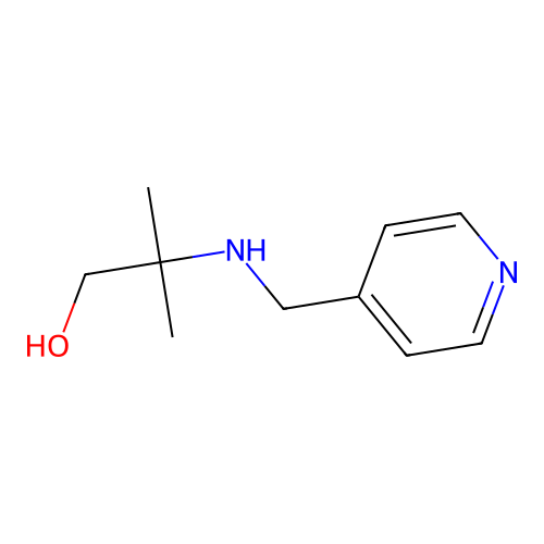 2-Methyl-2-(pyridin-4-ylmethylamino)propan-1-ol structure