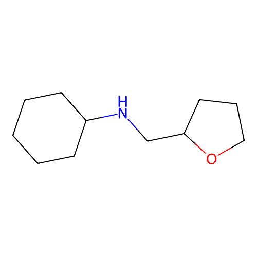 N-[(氧杂环戊烷-2-基)甲基]环己胺 structure