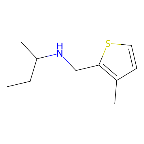 N-[(3-methylthiophen-2-yl)methyl]butan-2-amine structure