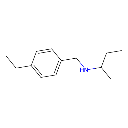 N-(4-ethylbenzyl)butan-2-amine structure