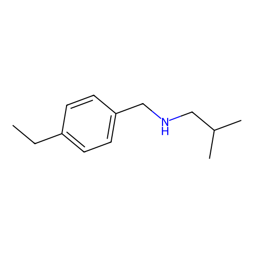 (4-Ethylbenzyl)isobutylamine structure