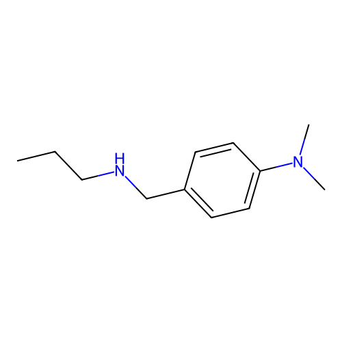 N,N-Dimethyl-4-[(propylamino)methyl]aniline structure
