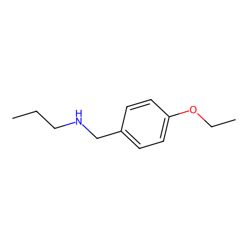 N-(4-ethoxybenzyl)propan-1-amine structure