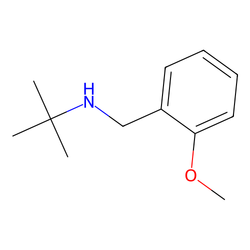 N-(2-甲氧基苄基)-2-甲基丙-2-胺 structure