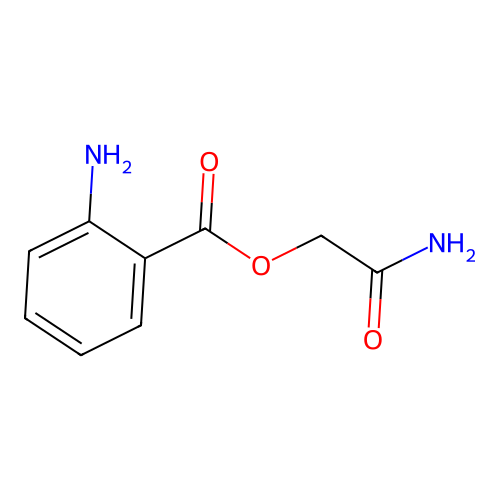 2-[(2-Aminobenzoyl)oxy]acetamide structure