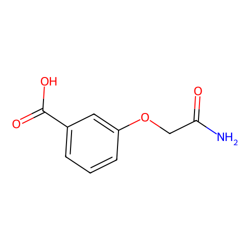 3-(2-Amino-2-oxoethoxy)benzoic acid structure