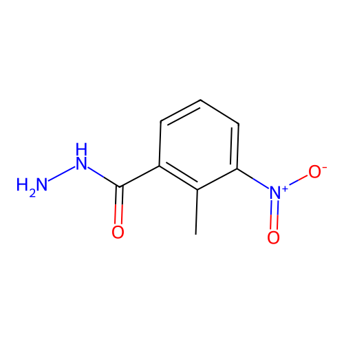 2-Methyl-3-nitrobenzohydrazide structure