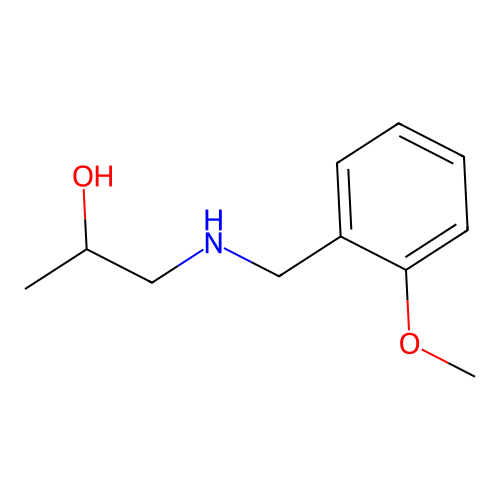 1-{[(2-Methoxyphenyl)methyl]amino}propan-2-OL structure