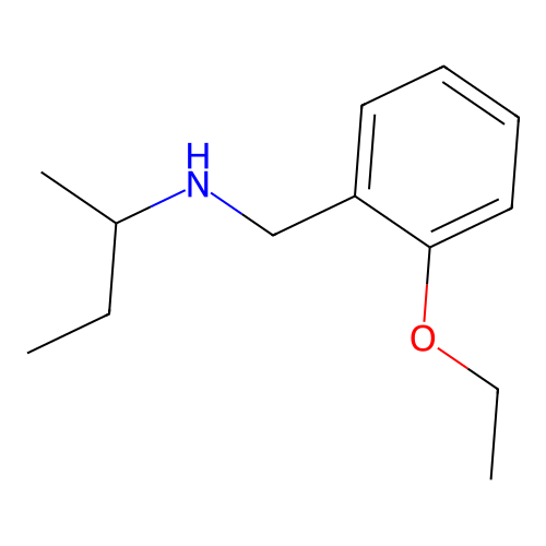 (Butan-2-yl)[(2-ethoxyphenyl)methyl]amine structure