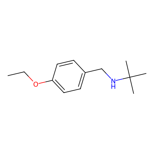 Tert-butyl[(4-ethoxyphenyl)methyl]amine structure