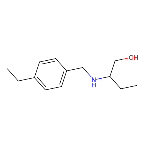 2-[(4-Ethylbenzyl)amino]butan-1-ol structure