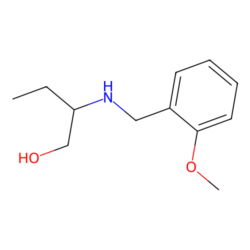 2-{[(2-Methoxyphenyl)methyl]amino}butan-1-OL structure