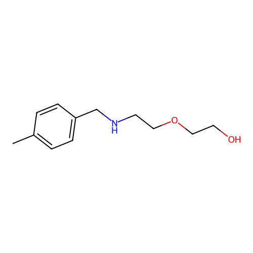 2-(2-{[(4-Methylphenyl)methyl]amino}ethoxy)ethan-1-ol structure
