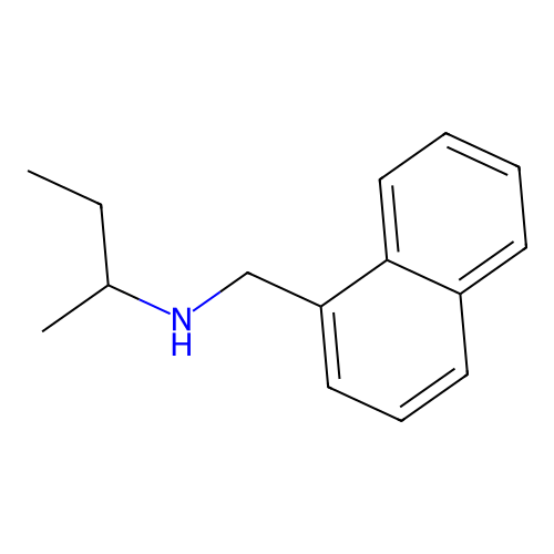 N-(1-Methylpropyl)-1-naphthalenemethanamine structure