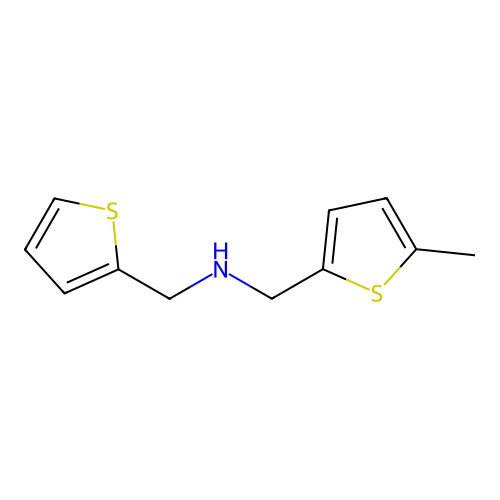 [(5-Methyl-2-thienyl)methyl](2-thienylmethyl)amine structure