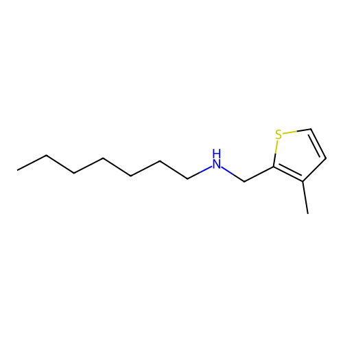 N-[(3-methylthiophen-2-yl)methyl]heptan-1-amine structure