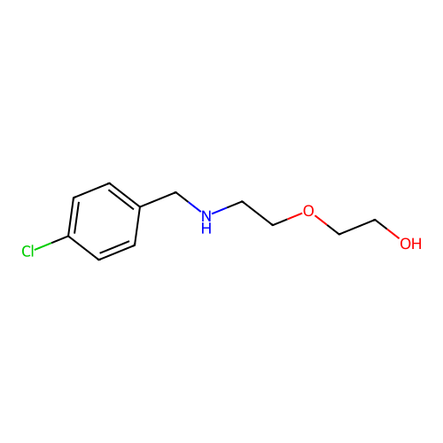 2-[2-[(4-Chlorophenyl)methylamino]ethoxy]ethanol structure