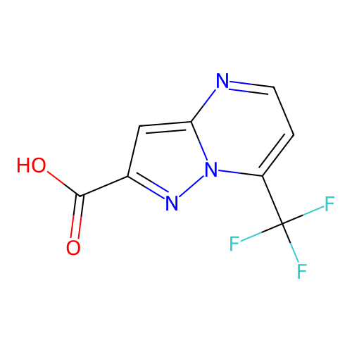 7-(Trifluoromethyl)pyrazolo[1,5-a]pyrimidine-2-carboxylic acid structure